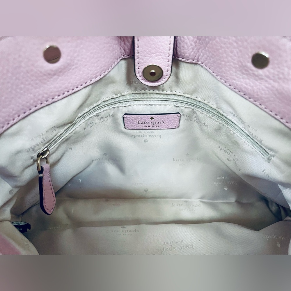 Kate Spade New York Rare Leila Medium double handle- Lavender! - Picture 9 of 11